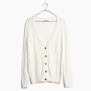 Madewell Cream Cardigan